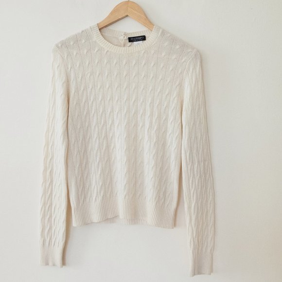 lightweight cable knit sweater